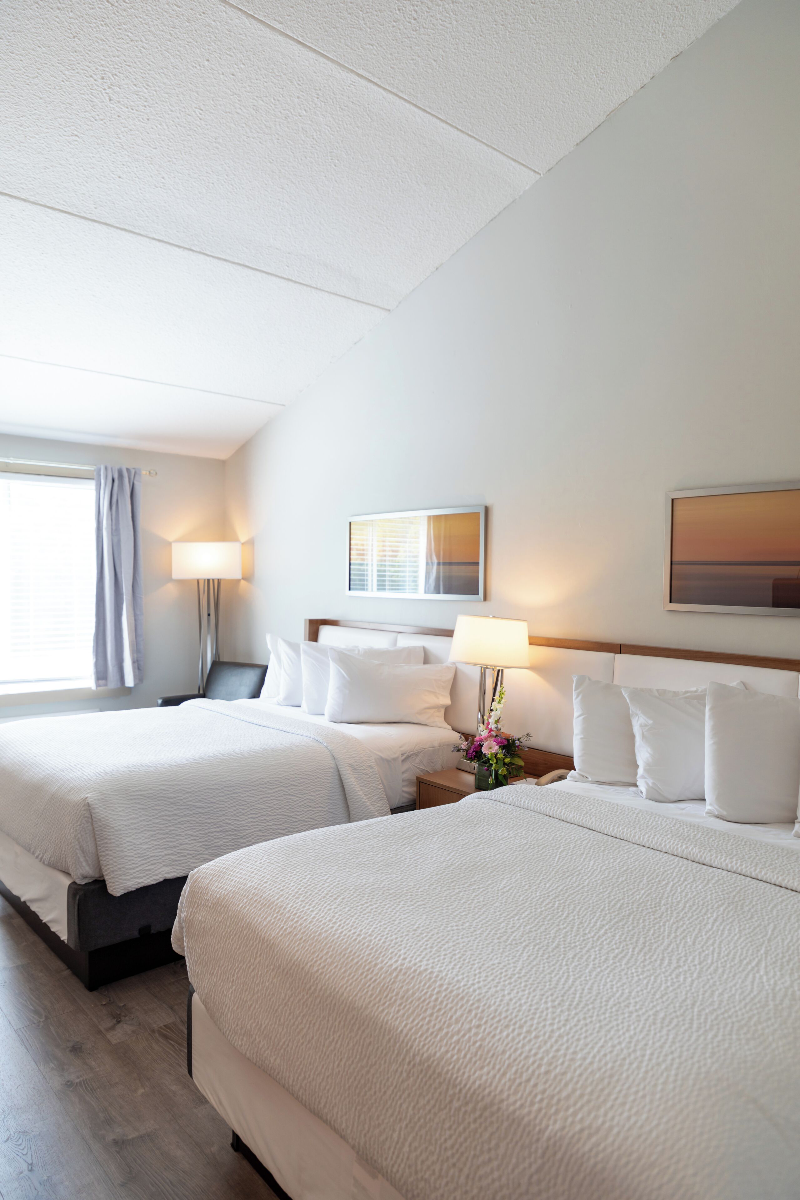 Standard Quadruple Room | Desk, laptop workspace, blackout curtains, iron/ironing board