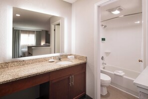 Suite, 2 Bedrooms | Bathroom | Combined shower/tub, free toiletries, hair dryer, towels - Residence Inn By Marriott Boulder (Boulder)
