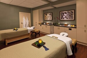 Behandlungsräume für Paare, Körperbehandlungen, Aromatherapie
