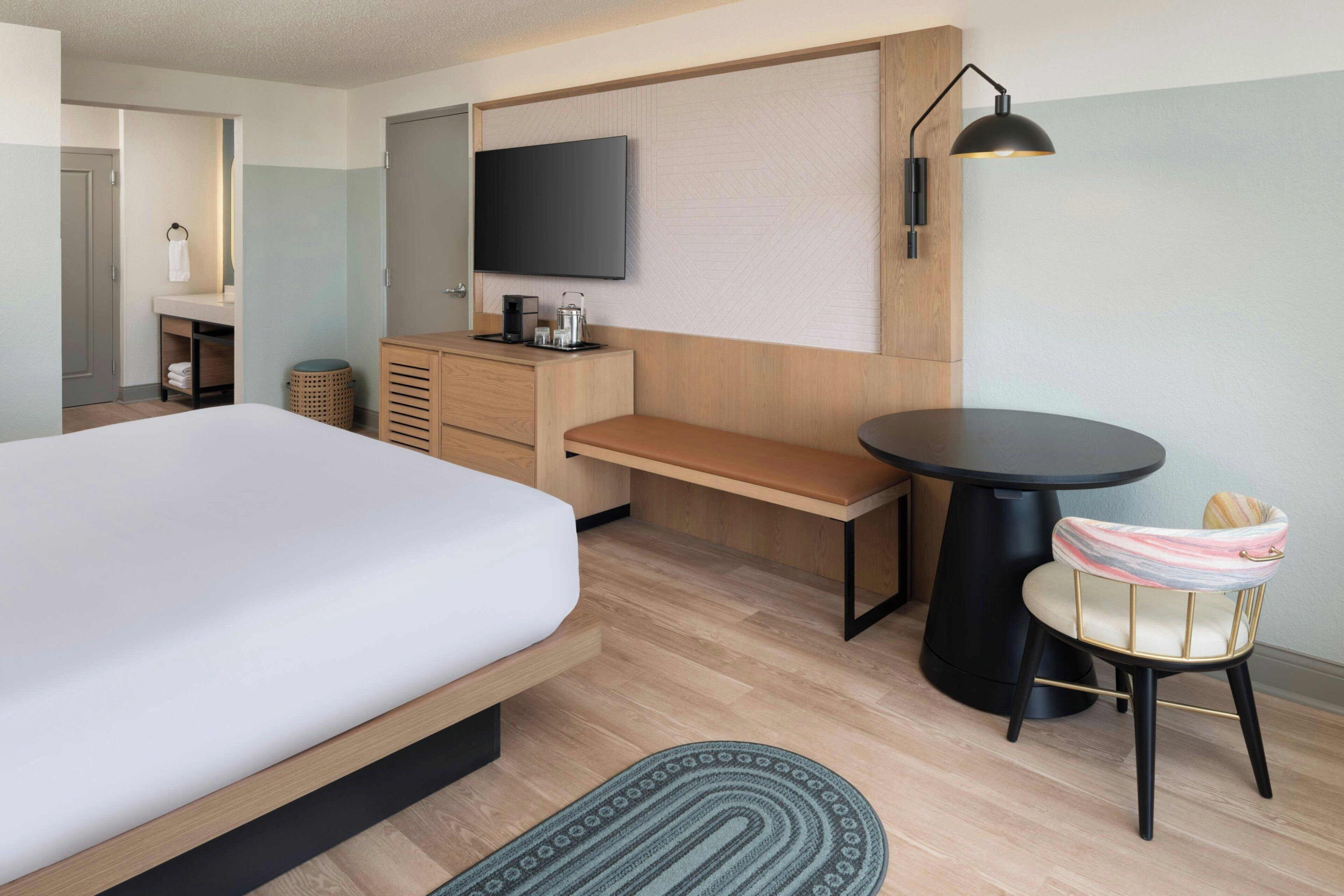 Literie de qualité, lit avec matelas à plateau-coussin