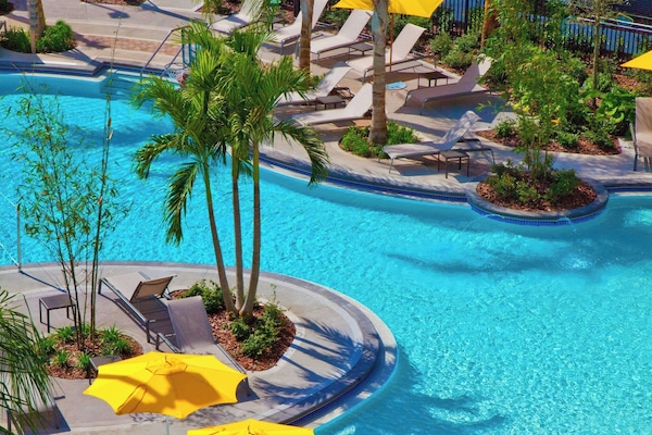 2 outdoor pools, open 8:00 AM to 10:00 PM, cabanas (surcharge)