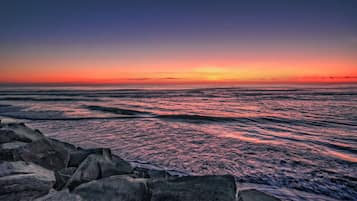 Vlak bij het strand, strandlakens