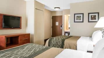 Iron/ironing board, free cots/infant beds, free rollaway beds, free WiFi