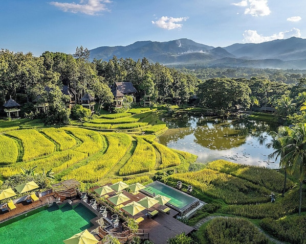 Aerial view - Four Seasons Resort Chiang Mai (Mae Rim)