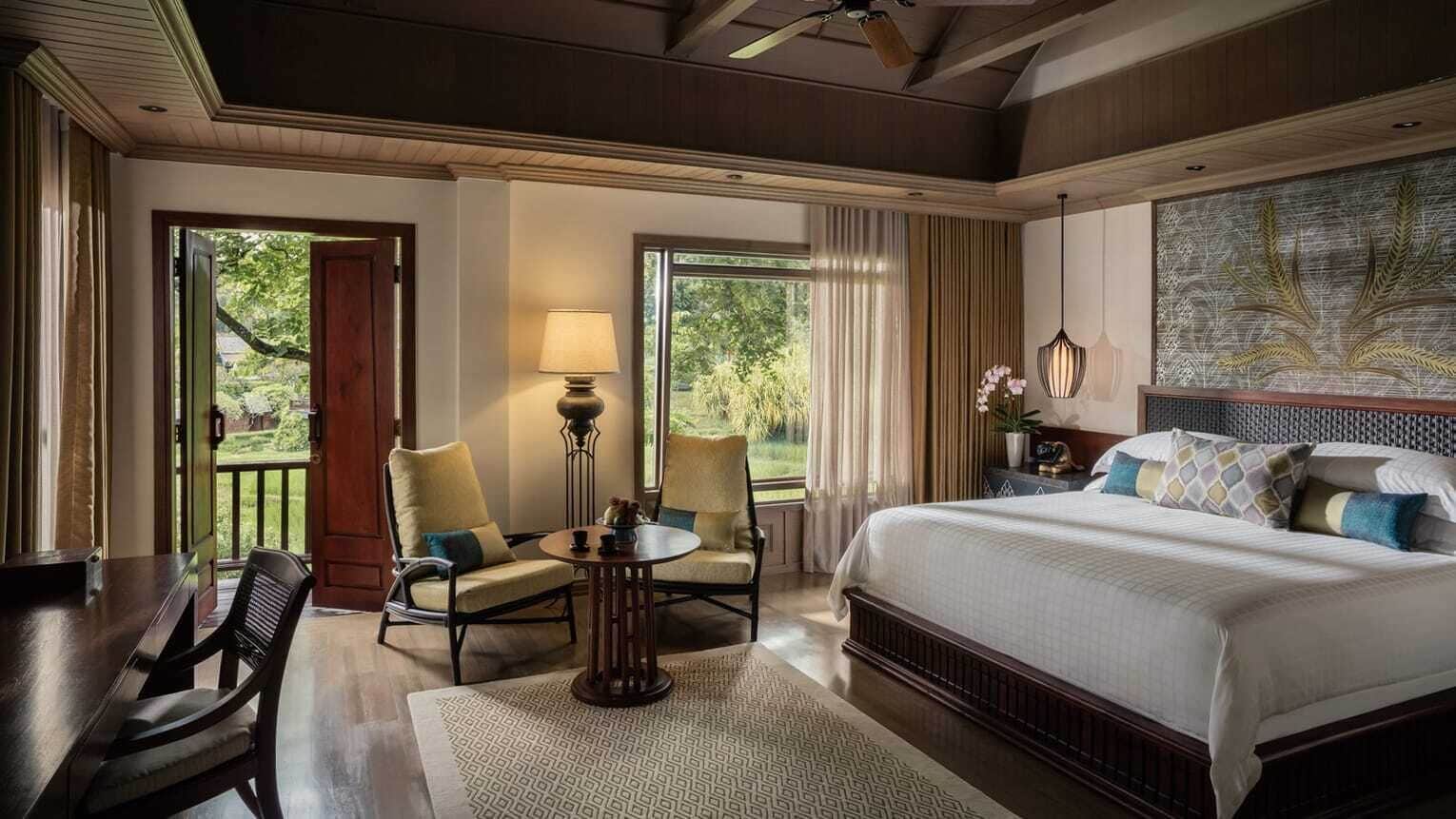 Room, 1 King Bed Upper Rice Terrace Pavilion | Premium bedding, down comforters, minibar, in-room safe