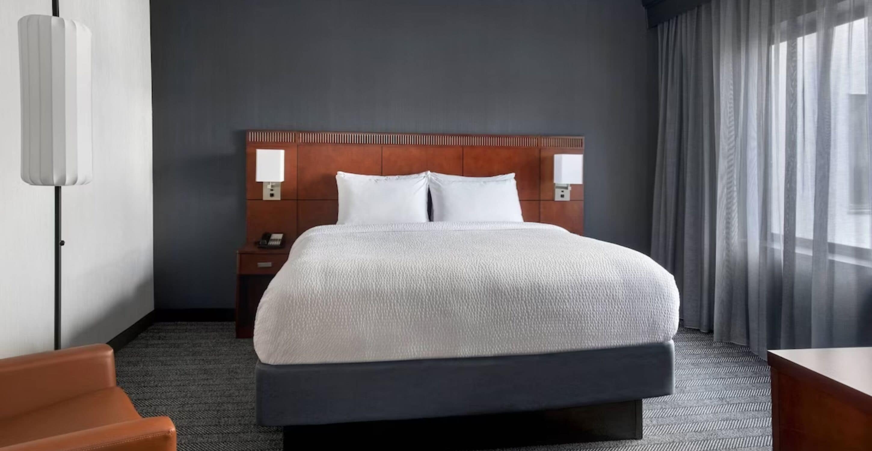 1 bedroom, desk, laptop workspace, iron/ironing board