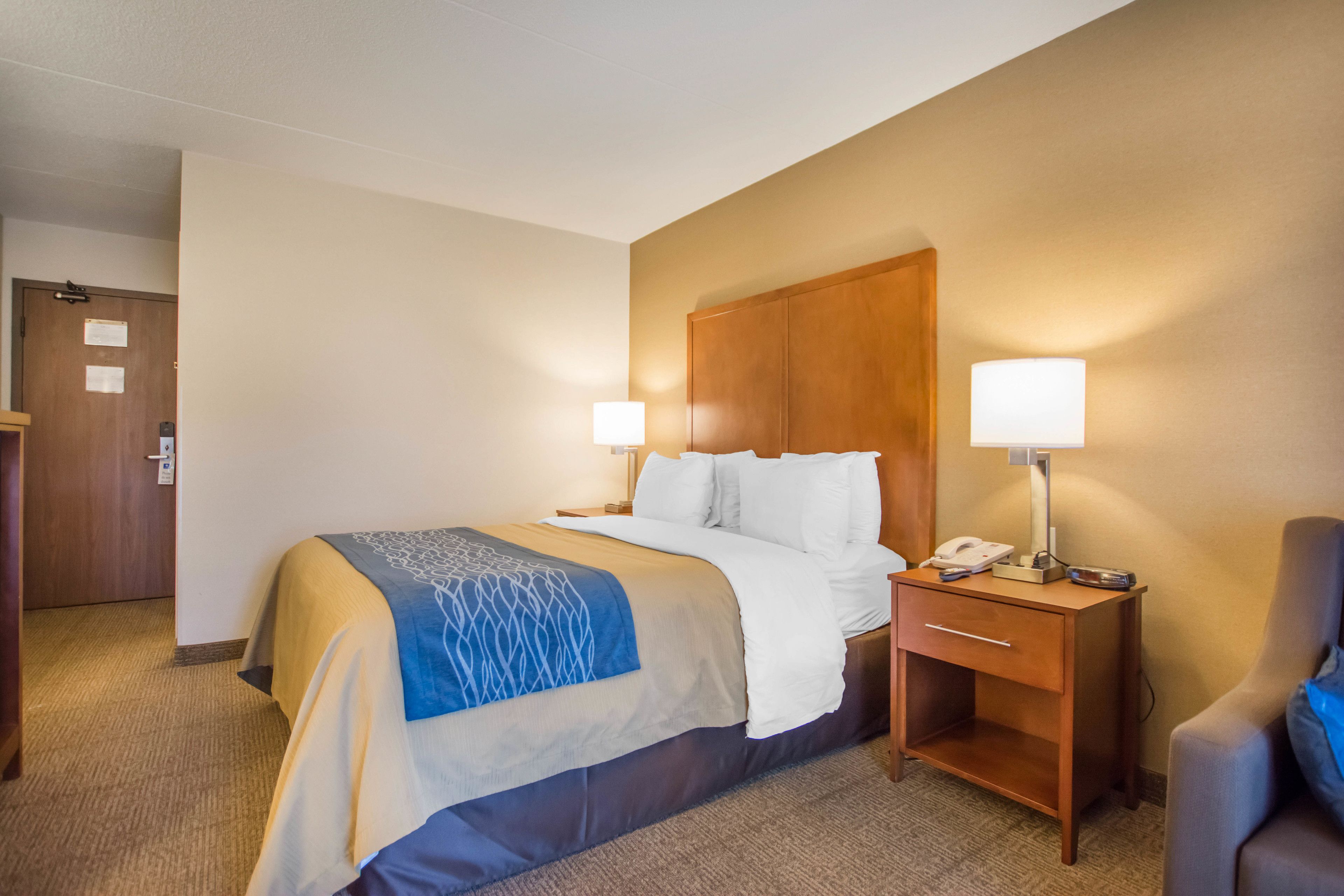 standard room, 1 queen bed with sofa bed, non smoking, ground floor | down duvets, pillow-top beds, desk, blackout curtains