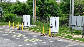 Punto de recarga de coches eléctricos