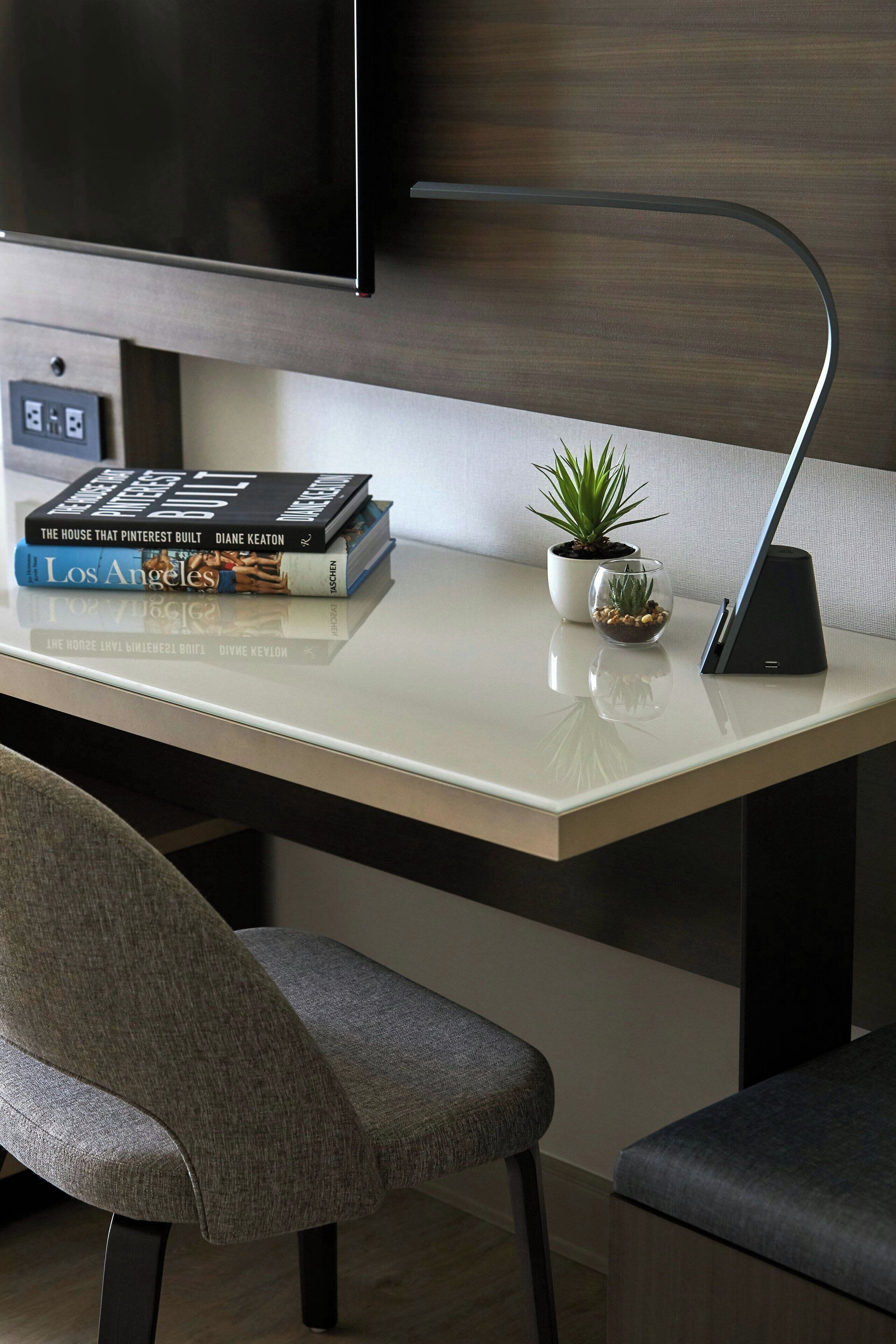 in-room safe, desk, laptop workspace, iron/ironing board