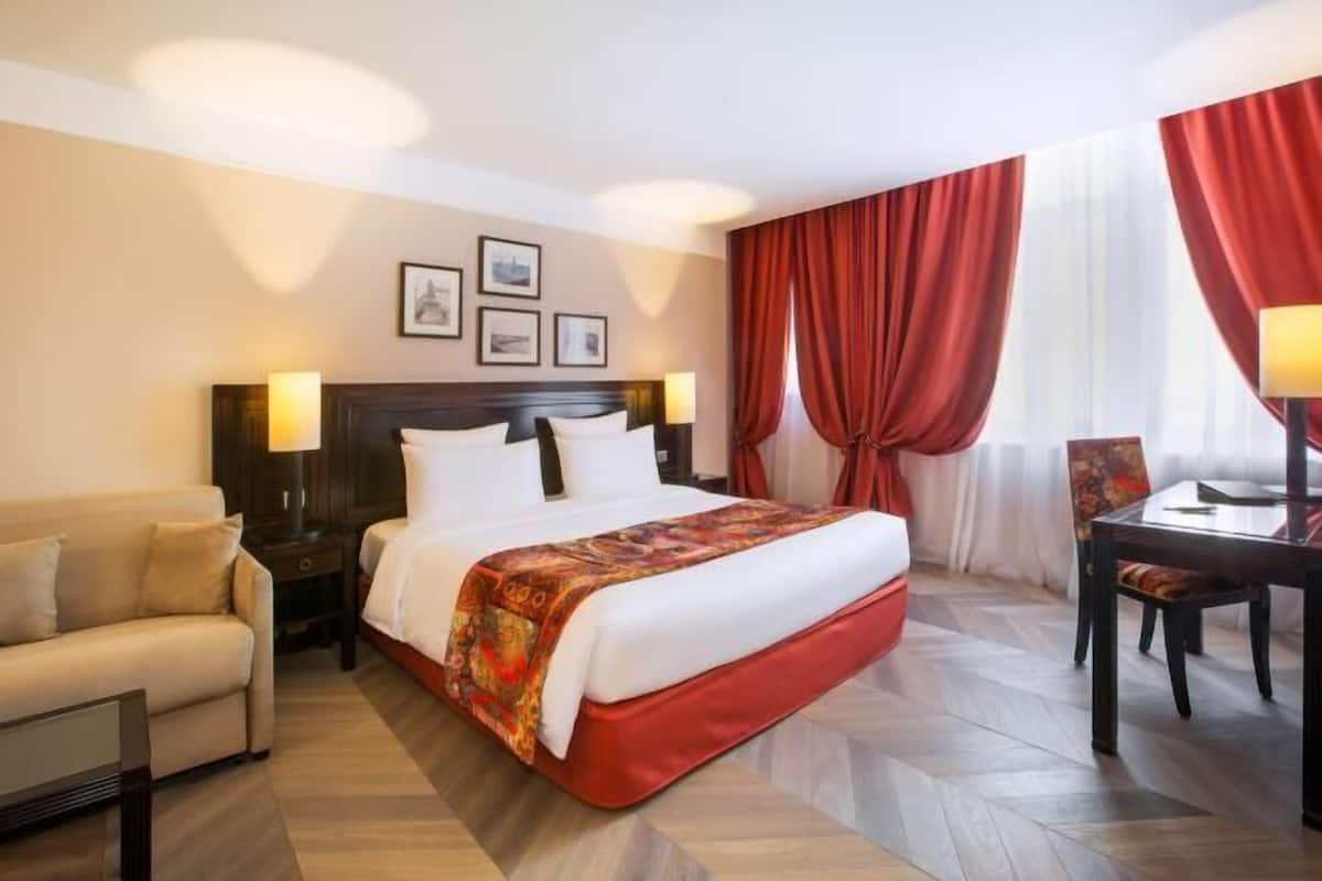 Biancheria da letto di alta qualità, minibar, una cassaforte in camera