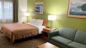 Comfort kamer | Een bureau, een strijkplank/strijkijzer, gratis wifi, beddengoed