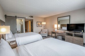 In-room safe, desk, laptop workspace, iron/ironing board