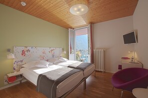 Boutique Double  - River View | Premium bedding, minibar, in-room safe, desk - Boutique Hotel Bellevue (Interlaken)