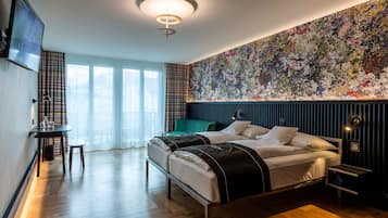 Boutique Deluxe-Jungfrau View | Literie de qualité supérieure, minibar, coffres-forts dans les chambres