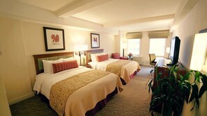 Deluxe Room, 2 Queen Beds | Premium bedding, down comforters, pillowtop beds, in-room safe