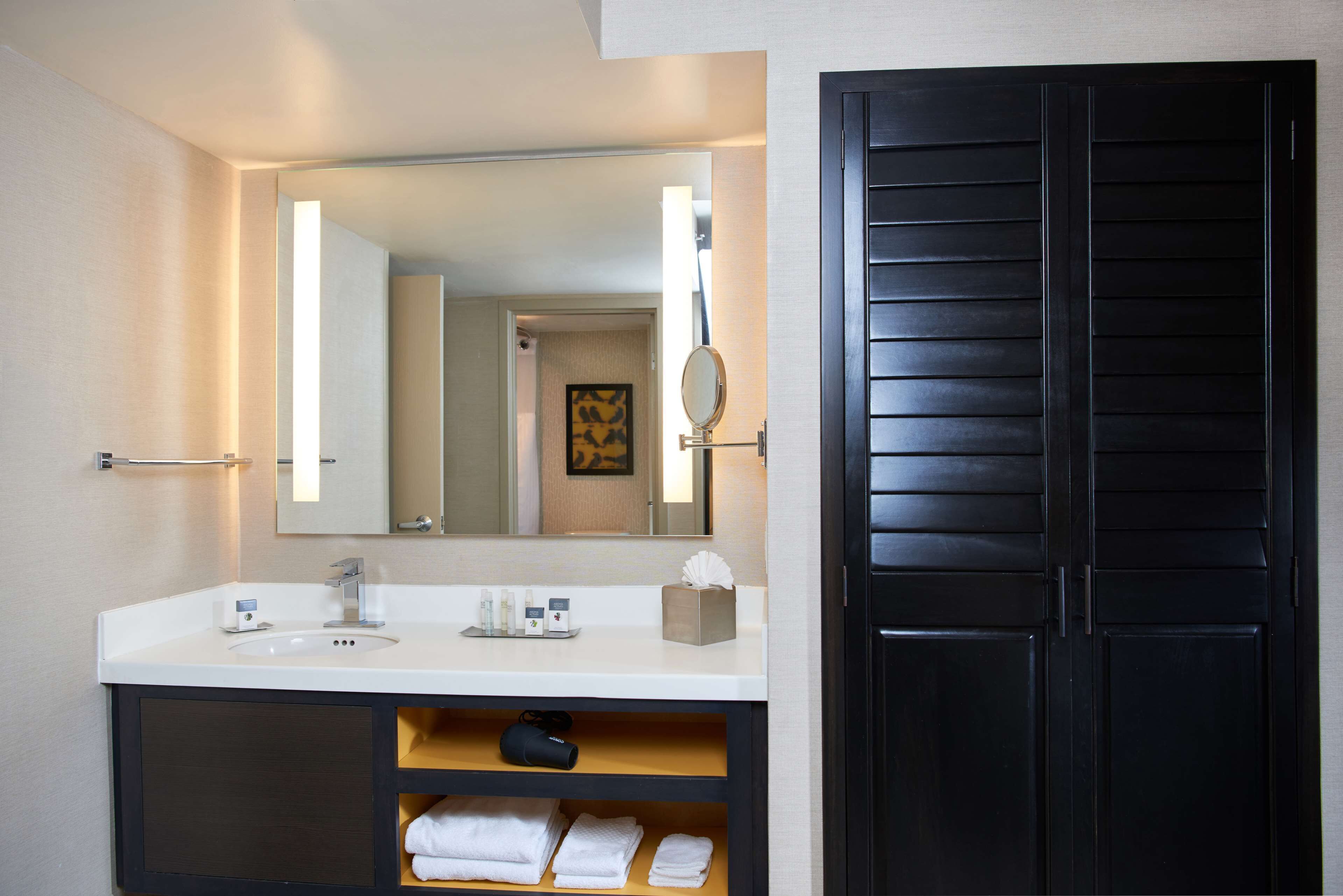 king, suite | bathroom | combined shower/bathtub, free toiletries, hair dryer, towels