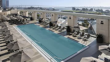 Outdoor pool, cabanas (surcharge), pool umbrellas