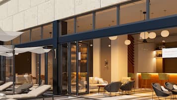 Outdoor pool, cabanas (surcharge), sun loungers