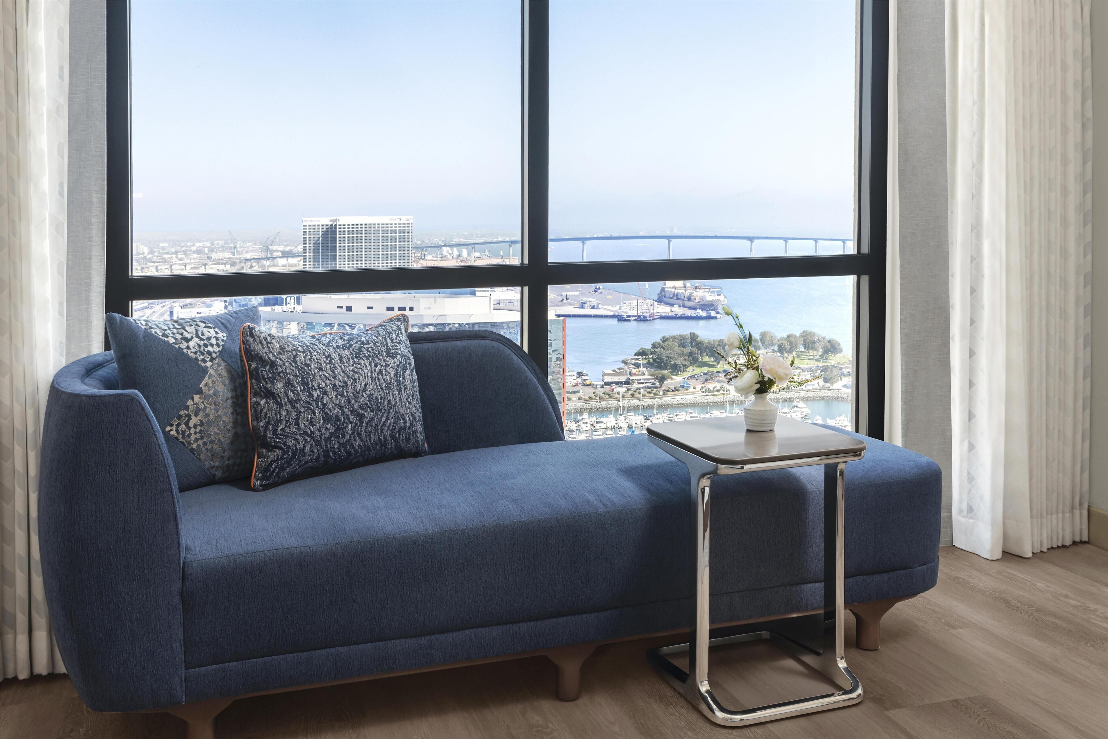 Hypo-allergenic bedding, in-room safe, desk, iron/ironing board