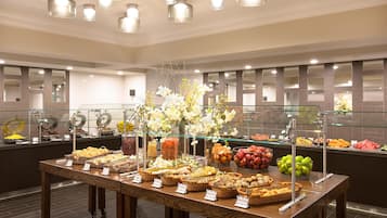 Daily buffet breakfast for a fee