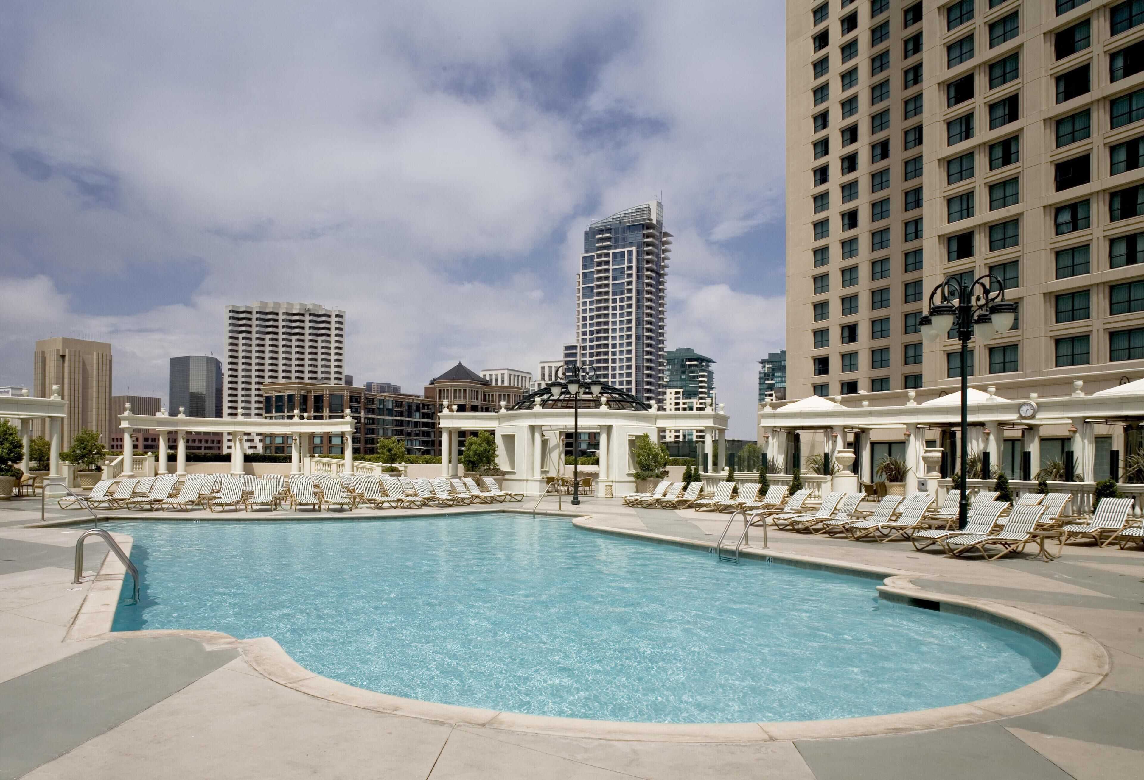 Outdoor pool, cabanas (surcharge), sun loungers