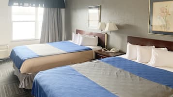 Room, 2 Katil Ratu (Queen) | Meja, Wi-fi percuma, cadar katil, jam penggera