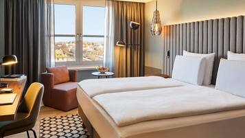 Premium bedding, minibar, in-room safe, desk