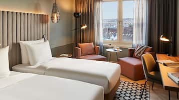 Premium bedding, minibar, in-room safe, desk