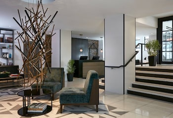 Hotel entrance at The Renwick