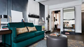 Svit Gallery - 1 kingsize-sÀng med bÀddsoffa | 1 sovrum och sÀngtillbehör av högsta kvalitet