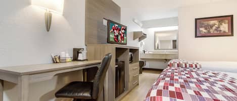Standard Room, 2 Double Beds (Smoke Free) | 1 bedroom, down comforters, desk, laptop workspace