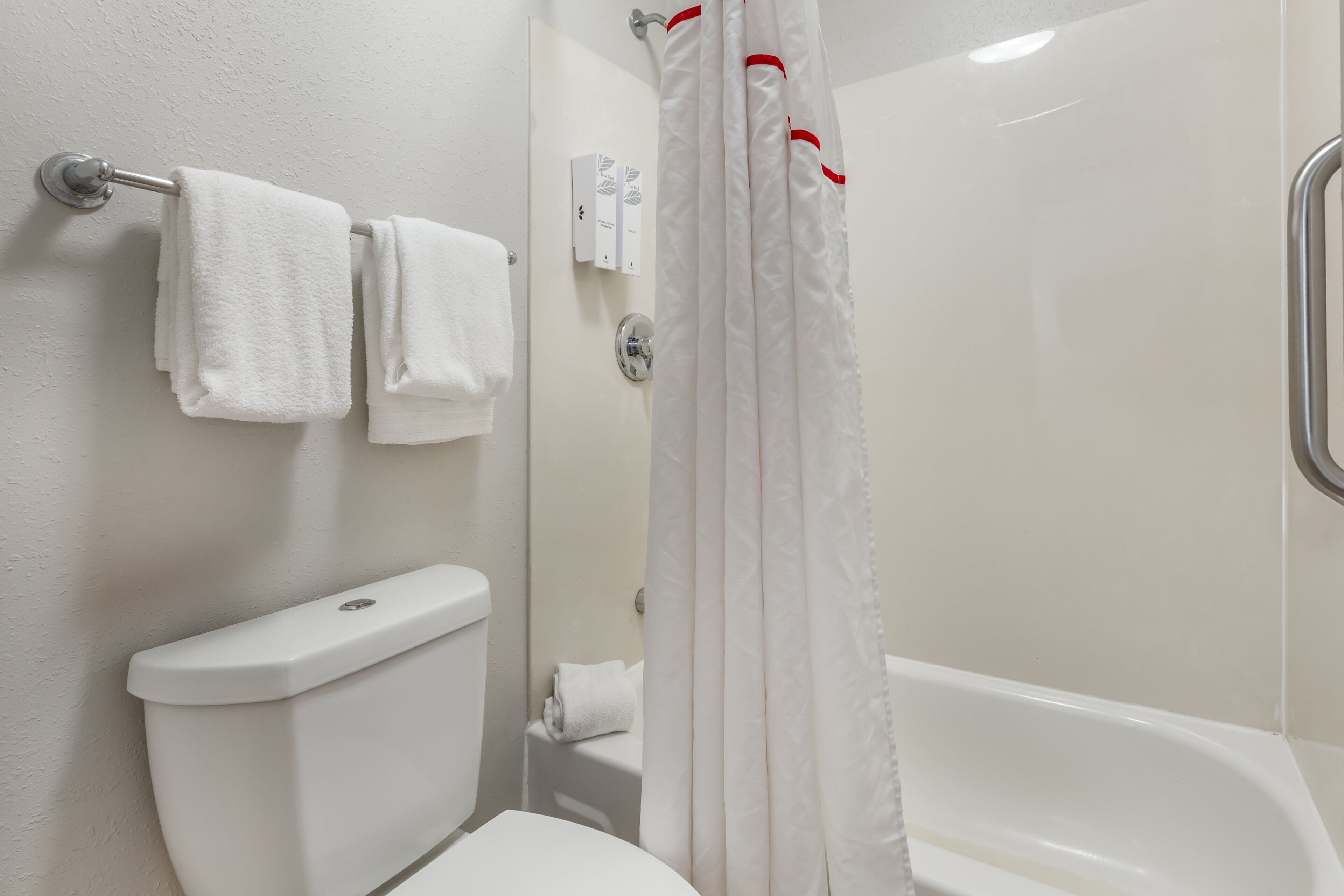 Free toiletries, towels