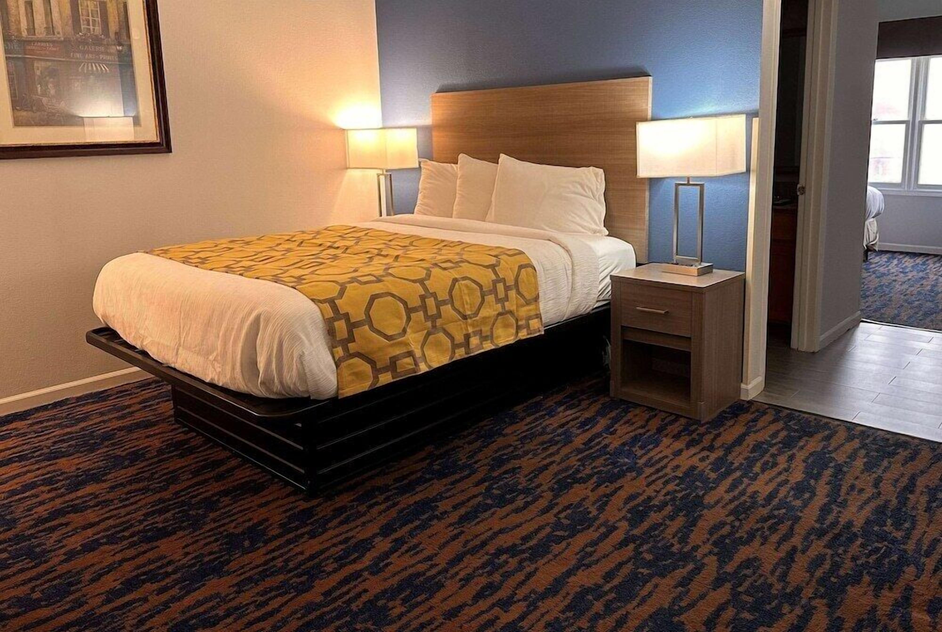 In-room safe, desk, laptop workspace, blackout drapes