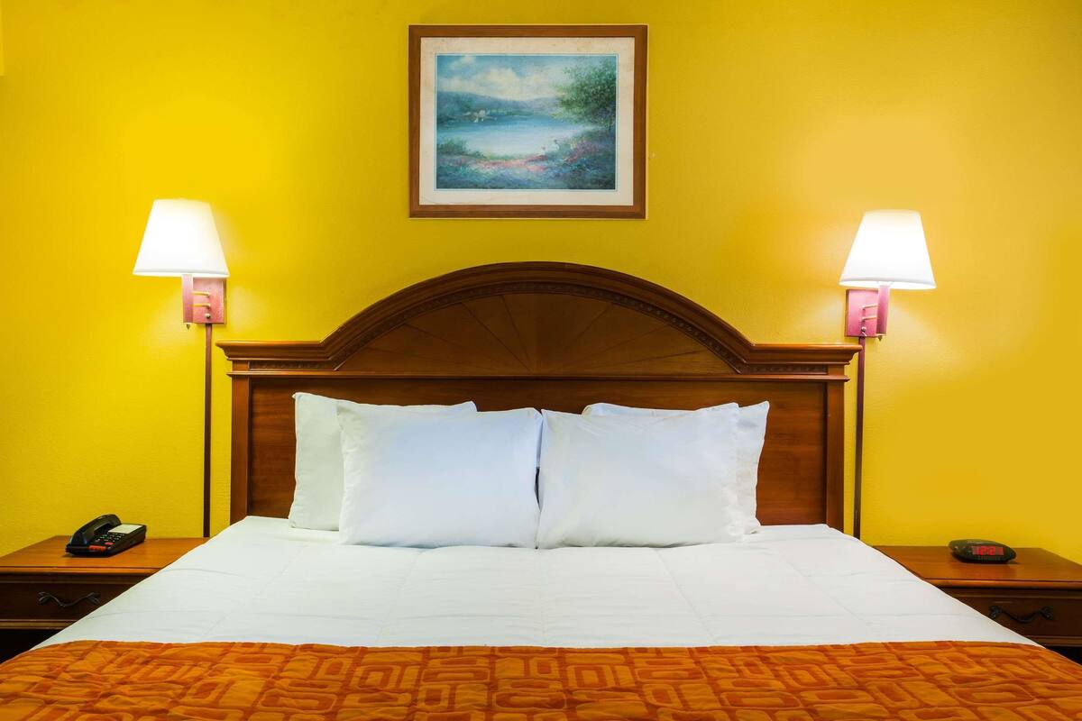 Room, 1 King Bed, Accessible, Smoking | Desk, iron/ironing board, free cots/infant beds, rollaway beds