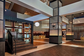 Lobby lounge at Renaissance Nashville Hotel