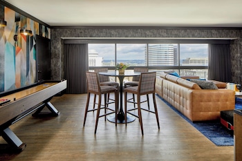 Presidential Suite, 1 King Bed, Smoking | Living area | 55-inch Smart TV with cable channels, TV at Renaissance Nashville Hotel