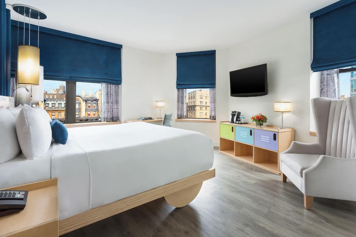 Premium bedding, down duvets, pillow-top beds, in-room safe