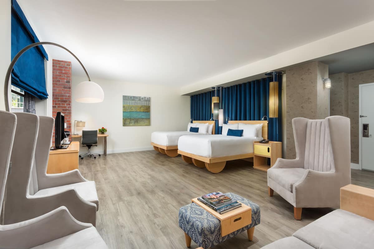 Peralatan tempat tidur premium, gebar bulu kapas, tilam berlapik