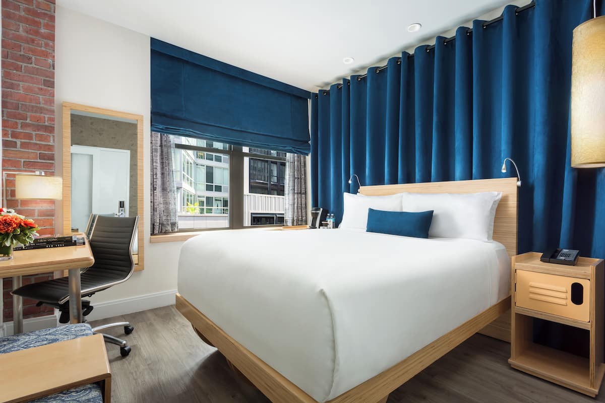 Premium bedding, down duvets, pillow-top beds, in-room safe