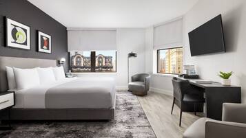 Premium bedding, down duvets, pillow-top beds, in-room safe