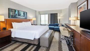 Ropa de cama de alta calidad, colchones con pillow-top y escritorio