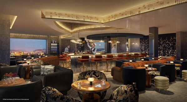 2 bares/lounges, bar na cobertura