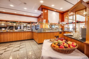 Daily buffet breakfast (EUR 18 per person)