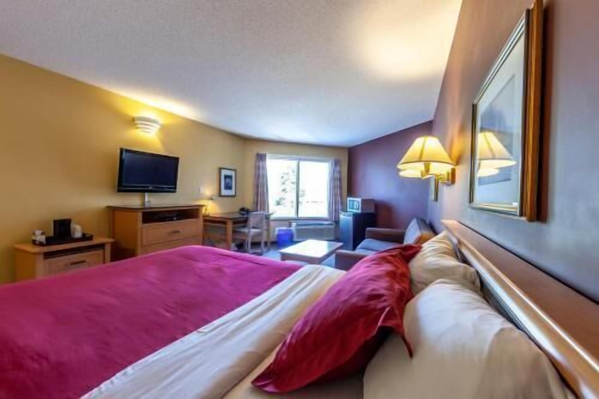 Desk, laptop workspace, iron/ironing board, free cots/infant beds