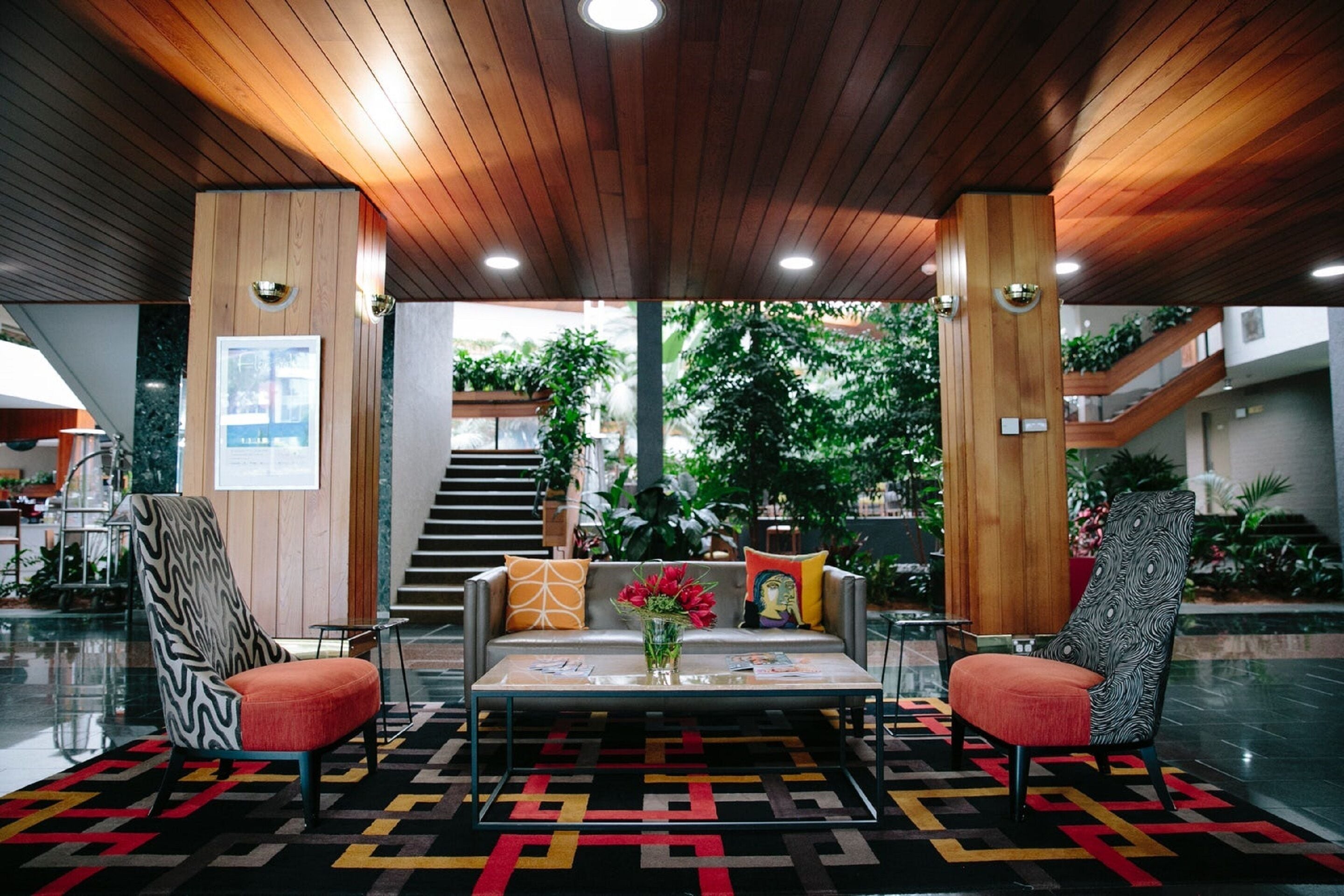 Sitteområde i lobbyen