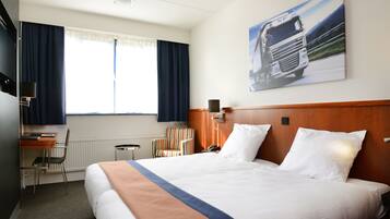 In-room safe, desk, iron/ironing board, cots/infant beds