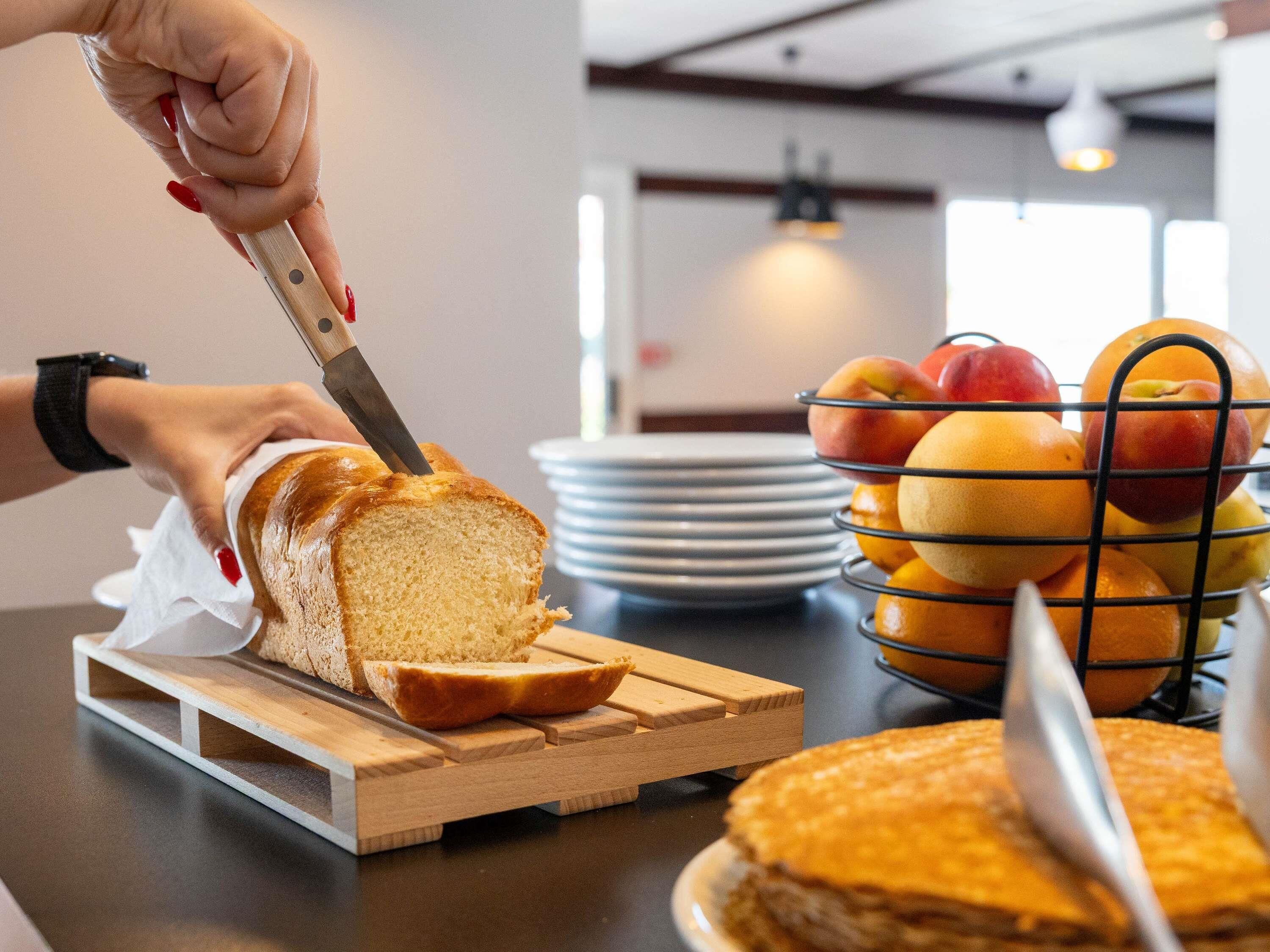 daily buffet breakfast (eur 12.90 per person)