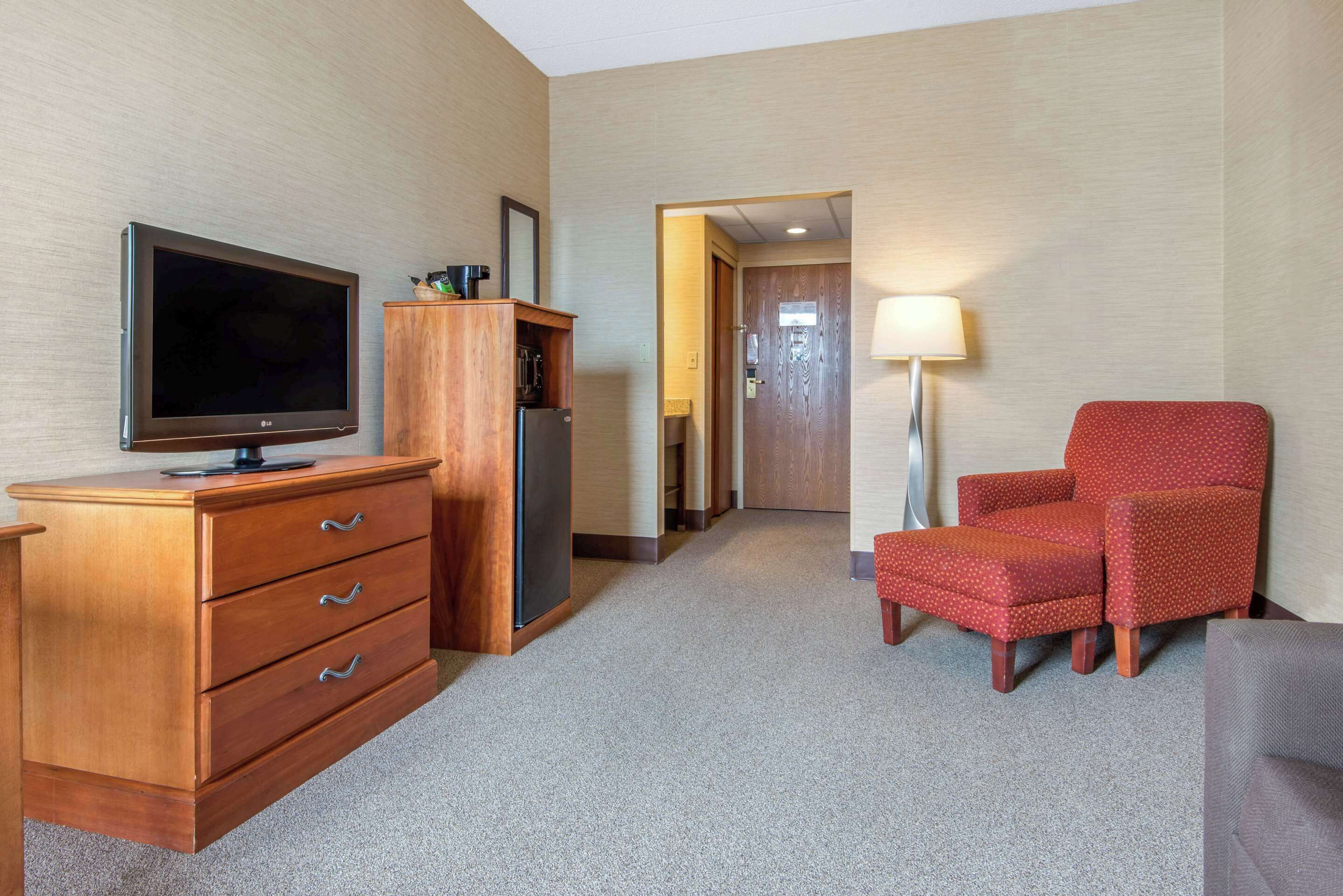 room, 1 king bed with sofa bed, non smoking | premium bedding, laptop workspace, iron/ironing board, free wifi