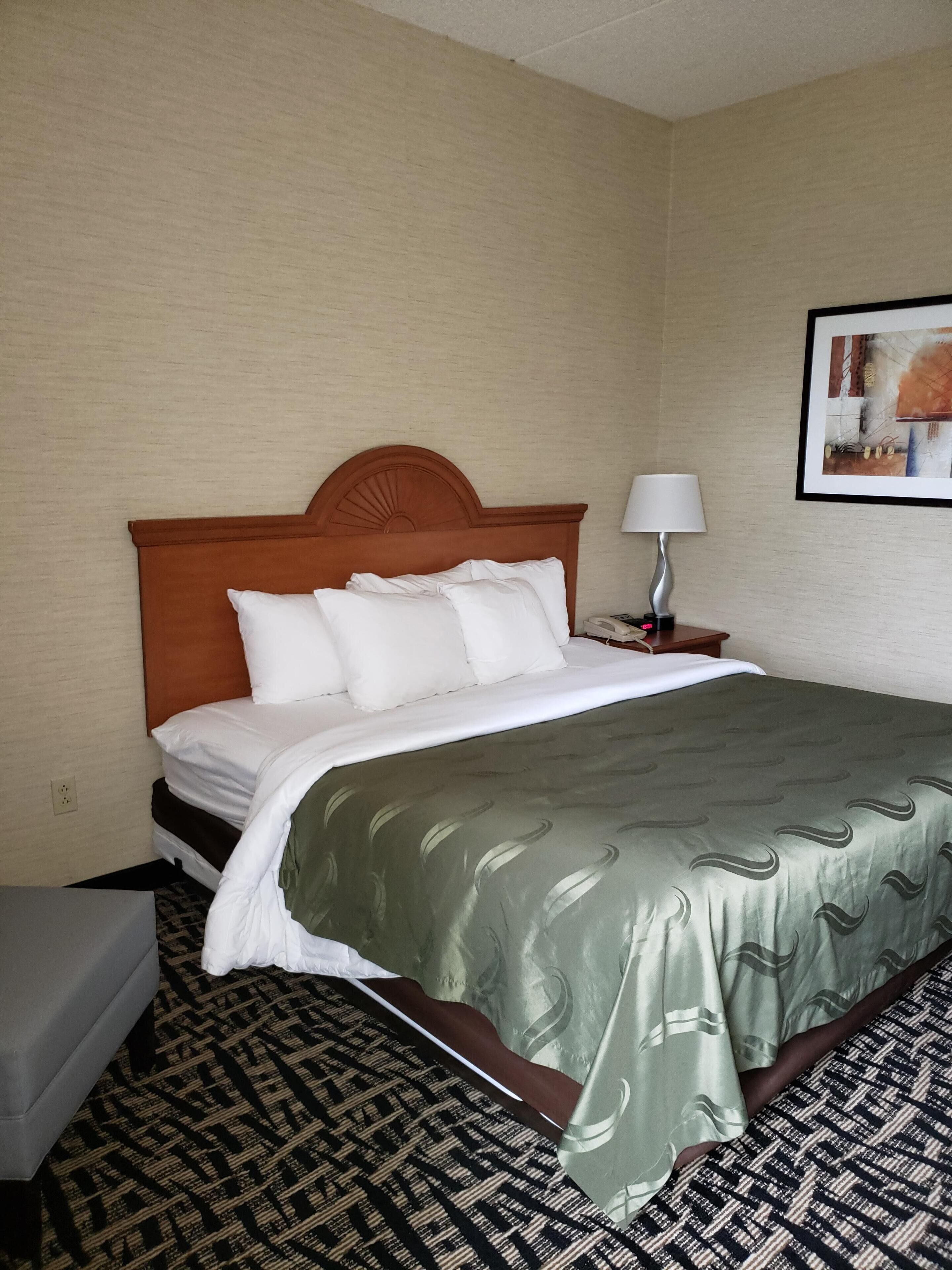 room, 1 king bed, accessible, non smoking | premium bedding, laptop workspace, iron/ironing board, free wifi