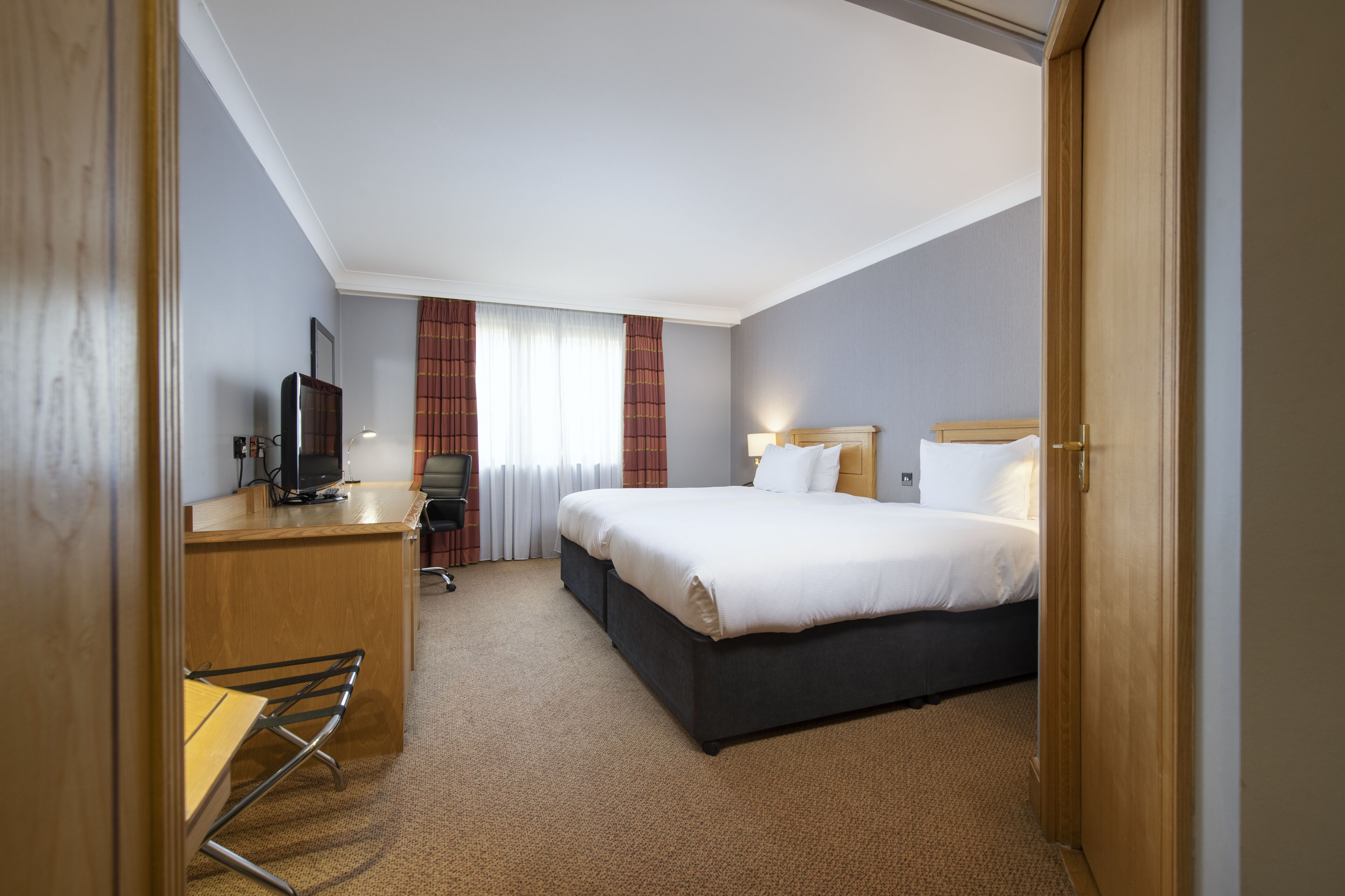 hilton, twin room | hypo-allergenic bedding, in-room safe, soundproofing, iron/ironing board